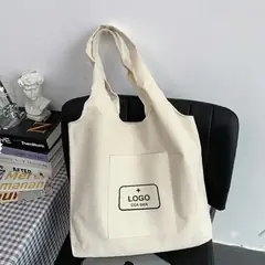 Túi liền thân có túi phụ in logo theo yêu cầu