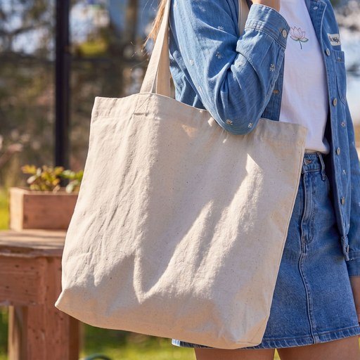 Tote canvas mộc